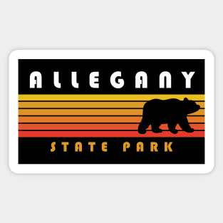Allegany State Park New York Bear Camping Sticker